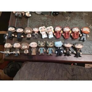 Collection of Game of Thrones Mini Figures - 20 Assorted Characters